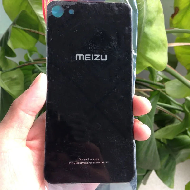 Чехол для meizu U10 U20, заднее стекло, задняя дверь, корпус, замена для meizu U10 U 10 U20 U 20, крышка батареи с наклейкой