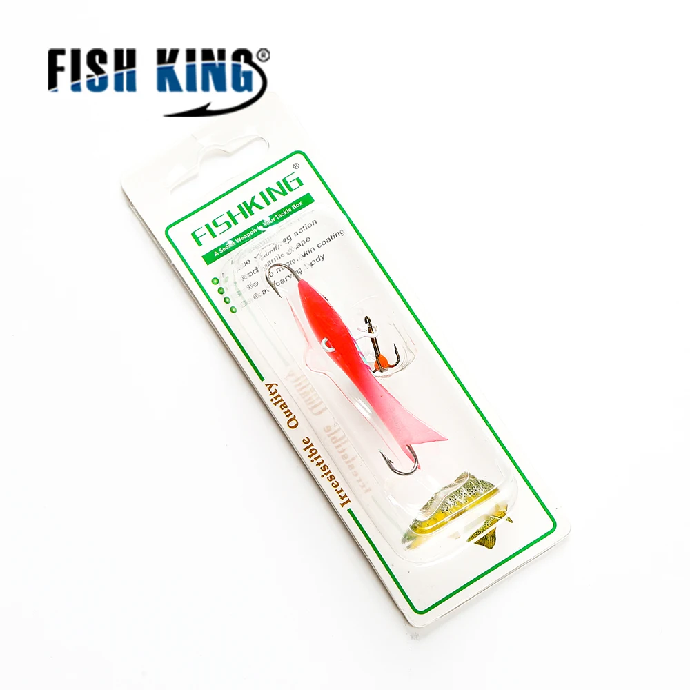 FISH KING 1 шт. 12 г/6 5 см приманки для подледной рыбалки зимняя приманка жесткая