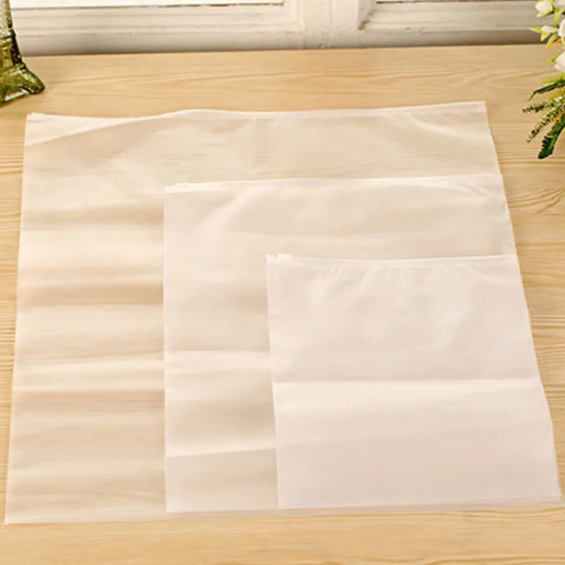 5 шт. матовый толстый пластиковый повторно закрывающийся полиэтиленовый пакет на