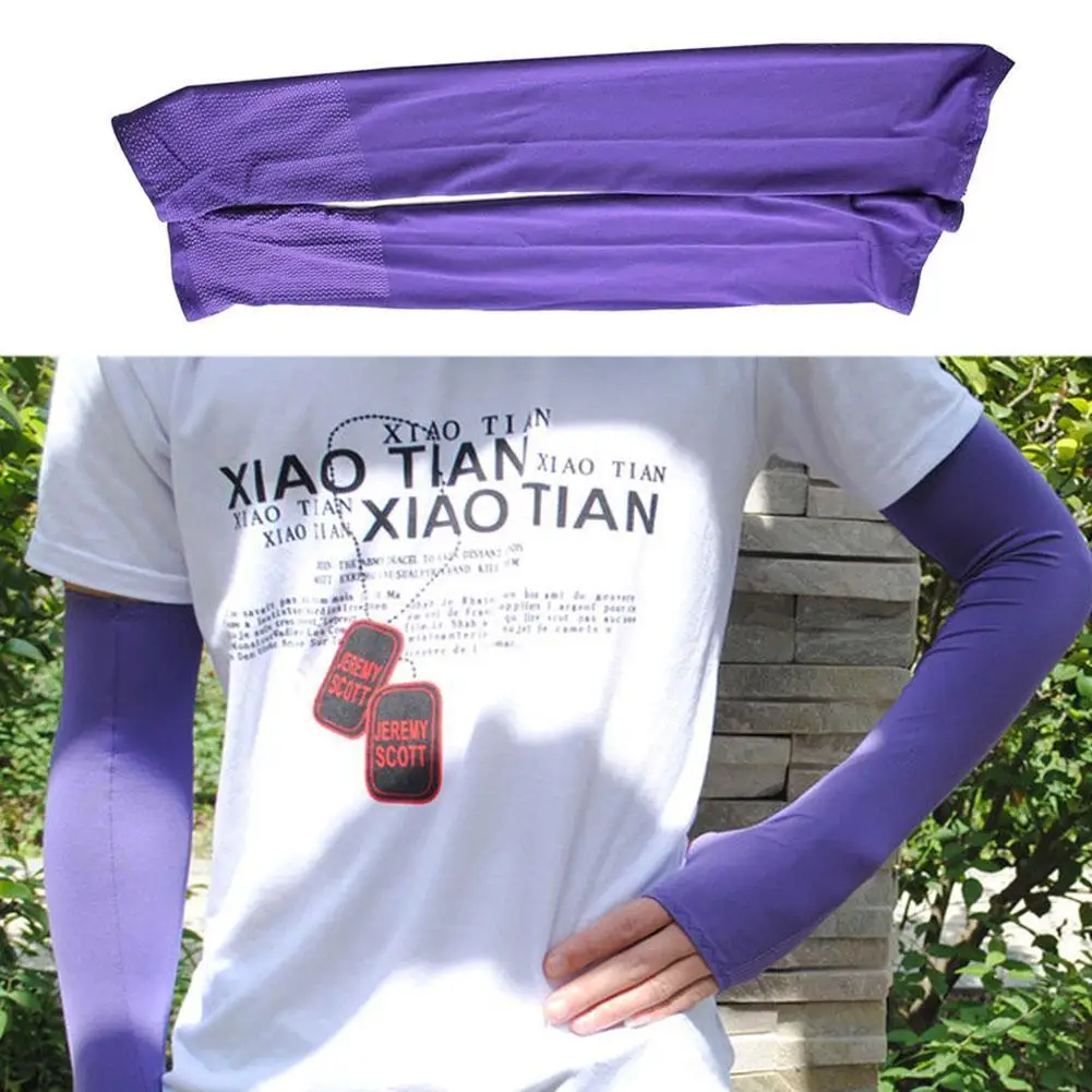 Женские летние длинные перчатки унисекс с защитой от солнца велосипедные уф