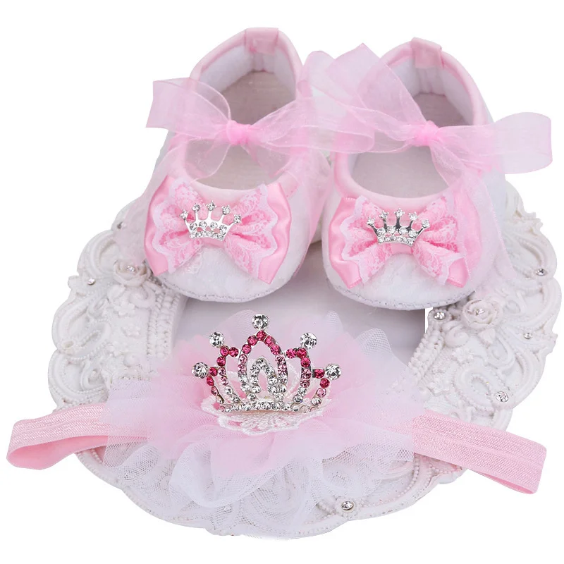 Ручной Жемчужные Стразы Белый Детская Обувь Девушки Цветок Милой Принцессы