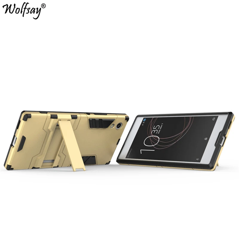 Wolfsay СПС чехол для Sony Xperia XA1 силиконовый армированный крышка 5 0 дюймов Fundas в виде