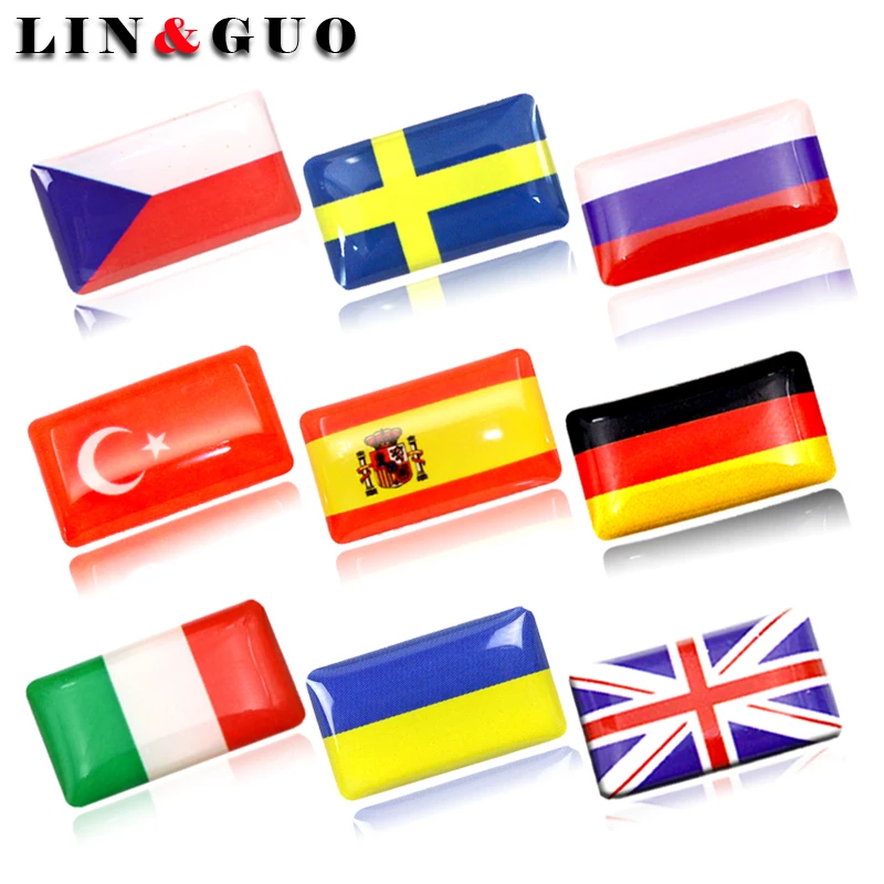 8 шт./компл. из руль 3D эпоксидной наклейки для автомобиля Лада alfa renault opel Subaru Peugeot ford