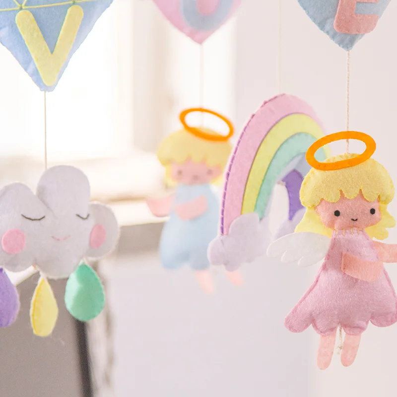 Ветряные колокольчики Angel Cloud ручной работы для украшения детской кровати