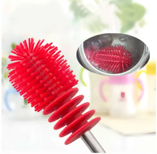 Мягкая круглая силиконовая губчатая щетка кухонный инструмент для мытья посуды