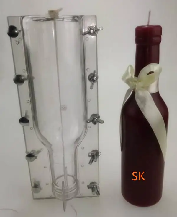 Diy Форма для свечей Легкая ручка beerbottle-форма для свечей