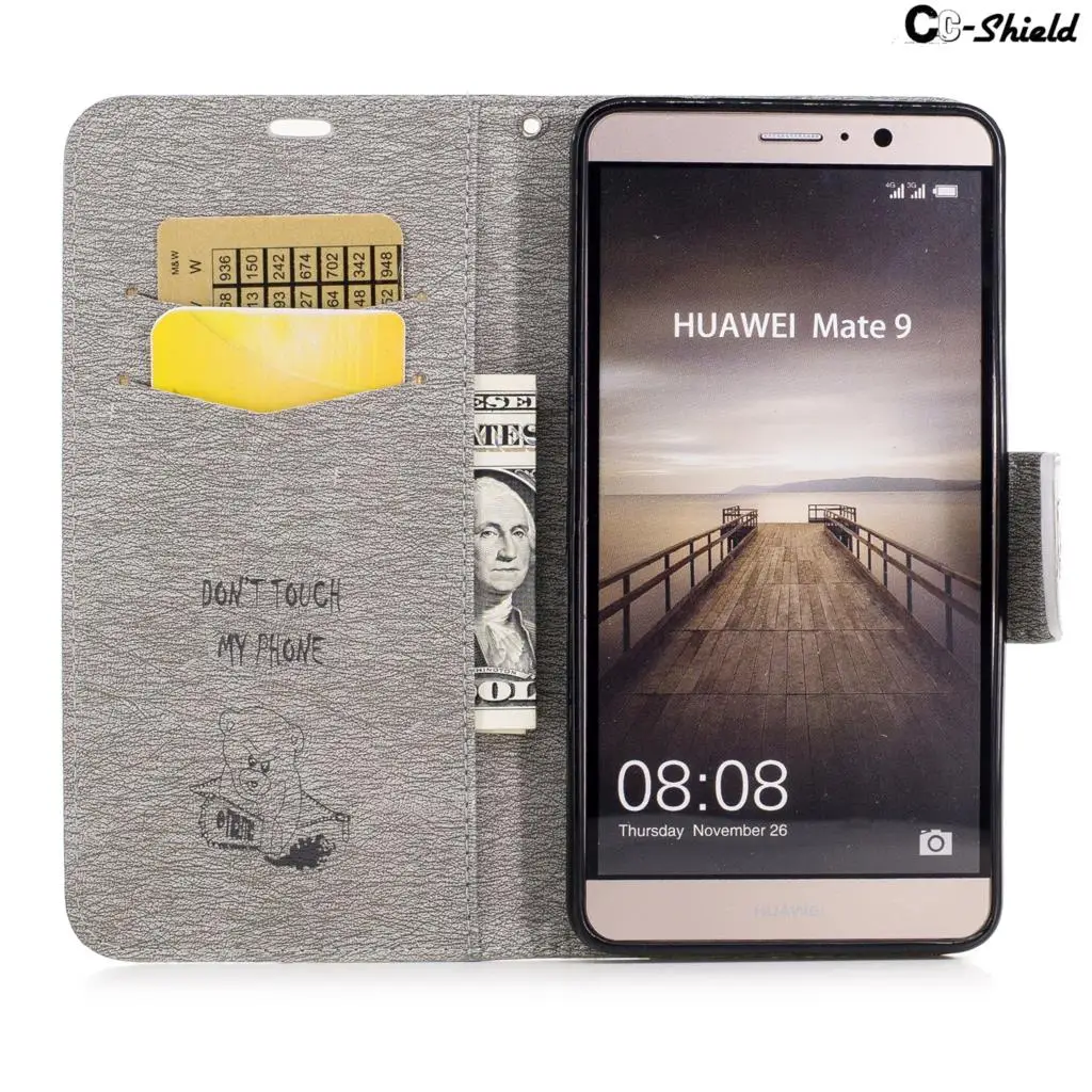 Чехол книжка для huawei Коврики 9 MHA L29 L09 AL00 чехол mate Dual телефона кожаный