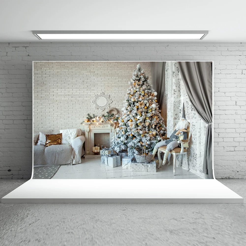 

Виниловый Рождественский фон для фотосъемки в помещении с фотографией фото фон с рождественским камином