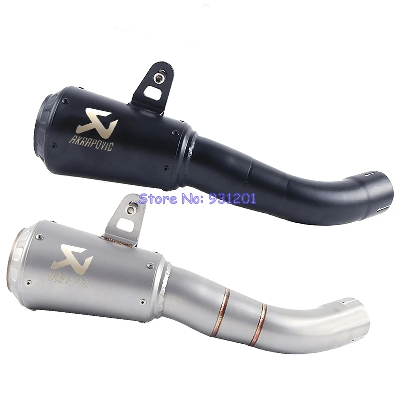YZF R25 R3 MT03 выхлопная труба глушитель системы Escape Moto Akrapovic для Yamaha (2015 2018)|Выхлопные