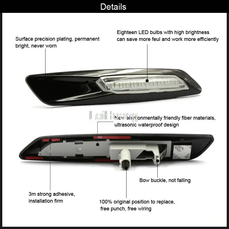 Для BMW E81 82 87 88 E90 91 92 93 E60 61 автомобильный Рулевой свет крыло боковые огни маркер