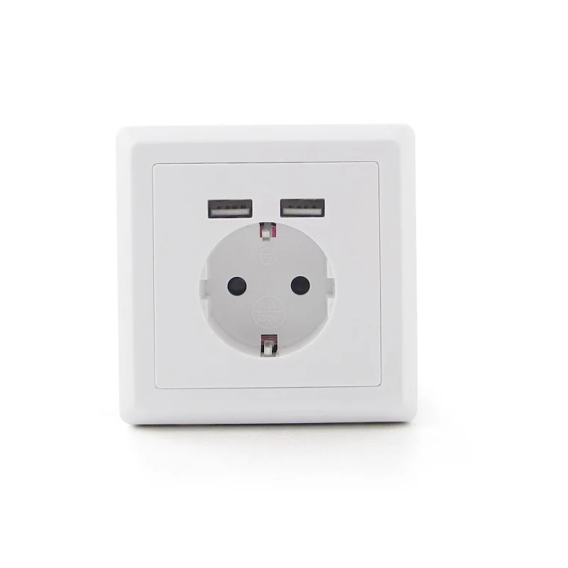 Зарядное устройство Allsome 2 порта USB 5 в 4 А настенное зарядное для iPhone 8 HT149|dual wall socket
