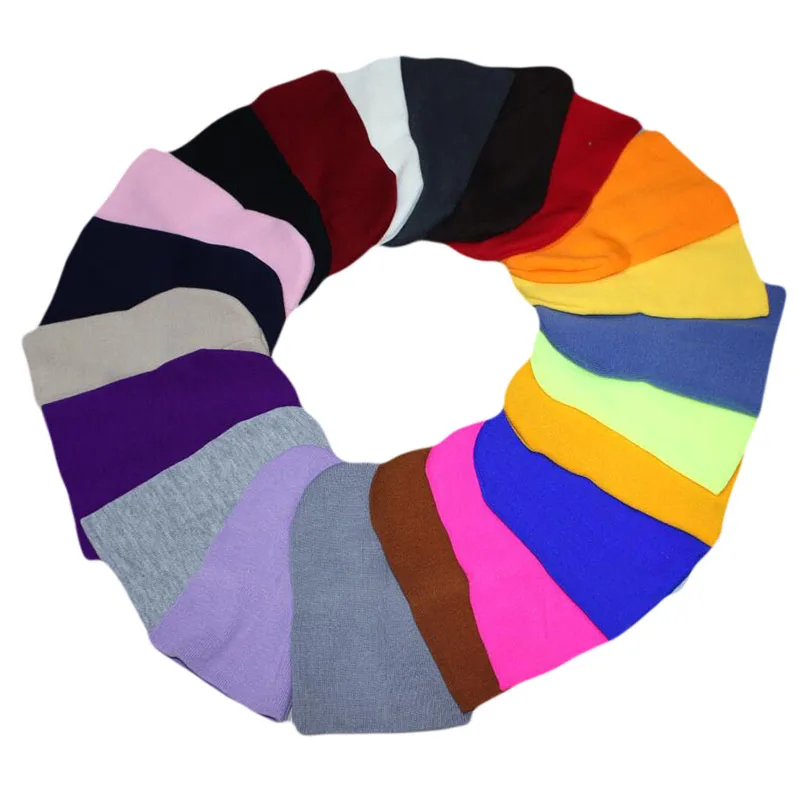 

BING YUAN HAO XUAN Unisex Women Hat Solid Cotton Warm Soft Warm HIP HOP Women Winter Knitted Hats For Men Women Skullies Beanies