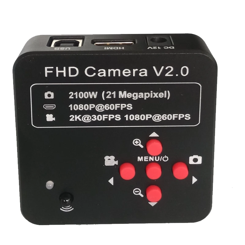 21MP HDMI видео USB электронный микроскоп камера + 10X 180X 300XC Mount объектив 144 светодиодных