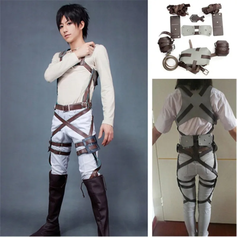 Аниме Косплей атака на Титанов Shingeki No Kyojin Recon Corps жгут ремень Hookshot костюм Хэллоуин вечерние регулируемые ремни