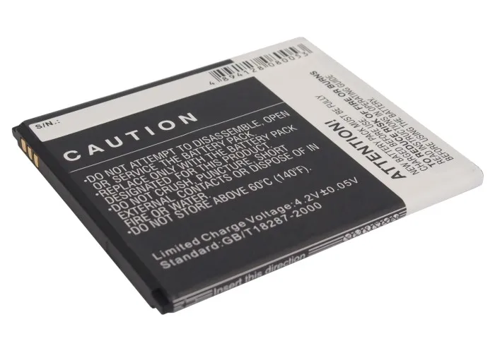Батарея Cameron Sino 1700 мАч BTY26182 для Fly IQ 451 Vista Для Micromax A116 Mobistel Cynus T5 MT 9201b MyPhone