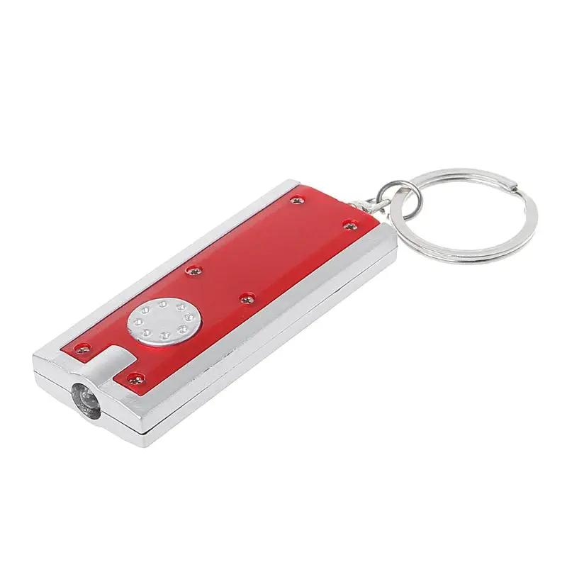 Mini Super Bright Light LED FlashLight Plastic Single File Flashlights with Keychain | Лампы и освещение