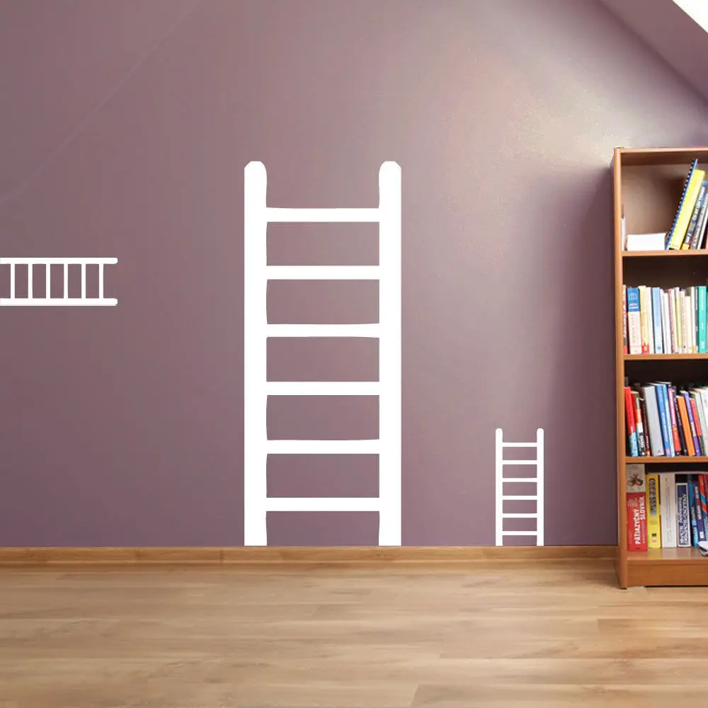 Muro Adesivi Adhesivos De Pared 3 комплекта лестница Наклейка на стену длина 1 м увеличивающие