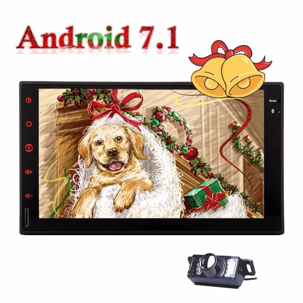 2 din автомобильное радио gps android 7 1 навигатор Авторадио Кассетный рекордер