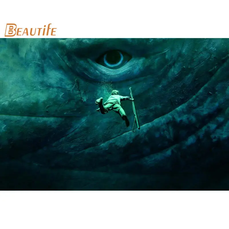 Новое поступление In the Heart of Sea плакат ткань Шелковый украшения дома настенный