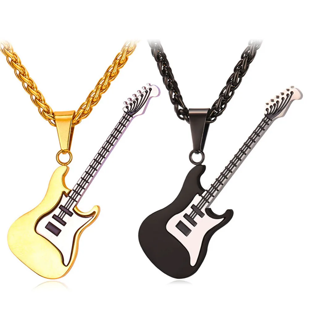 OEM Треугольные гитарные ожерелья и подвески с цепочкой из нержавеющей стали