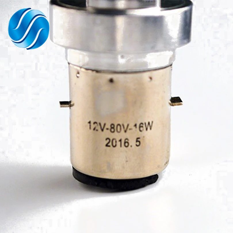 Flytop 1 шт. 12в 80в 16 Вт светодиодный налобный фонарь для мотоцикла 1100лм BA20D фара