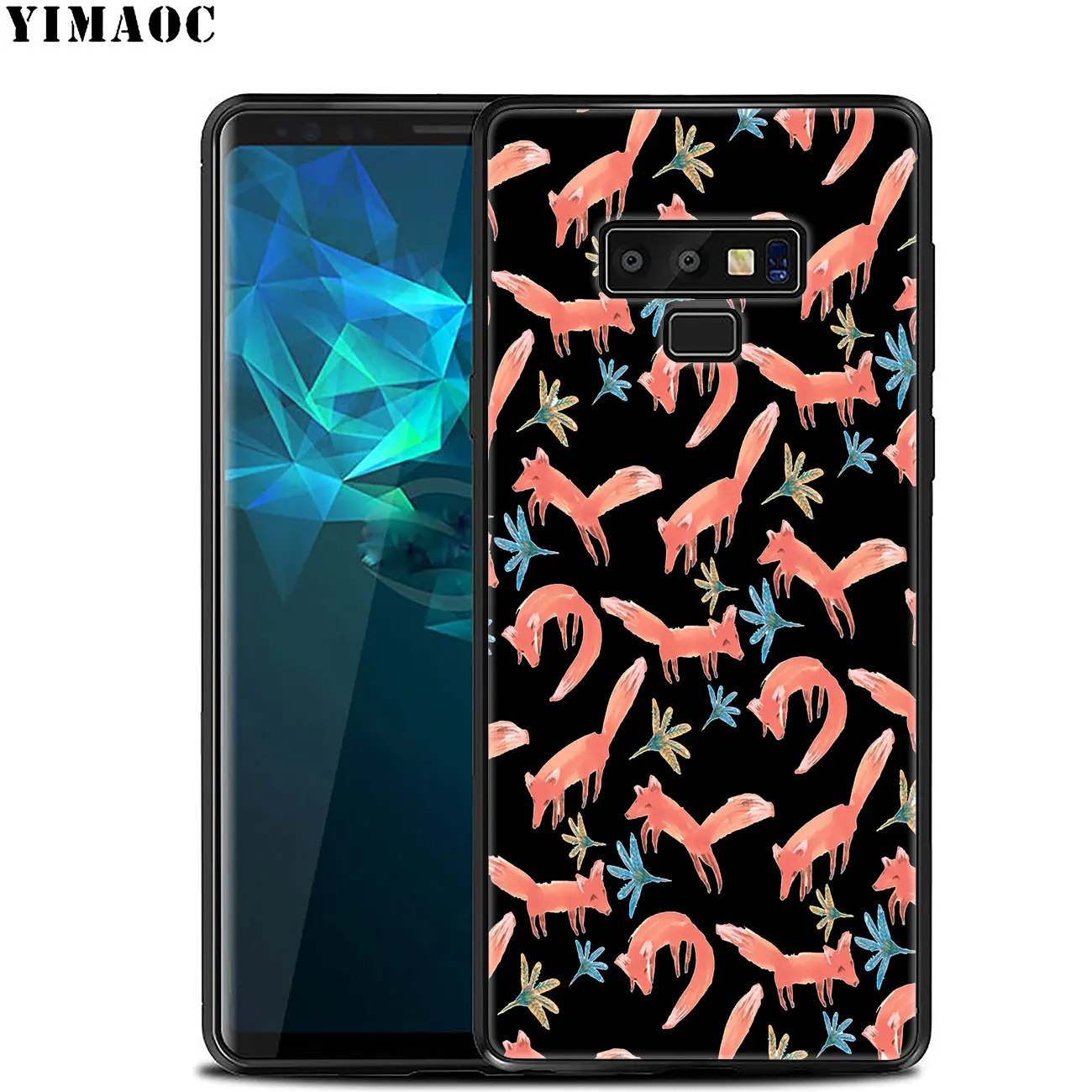 Мягкий силиконовый чехол YIMAOC Piggy cute pig Lovely foxes sly fox для Samsung Galaxy A6 Plus A9 A8 A7 2018 A3 A5 2016 2017