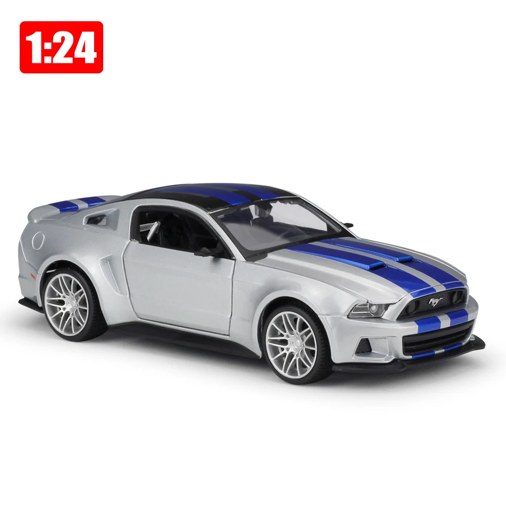 1:24 Ford Mustang серии BOSS GT Street Racer сплав спортивный автомобиль статические модели