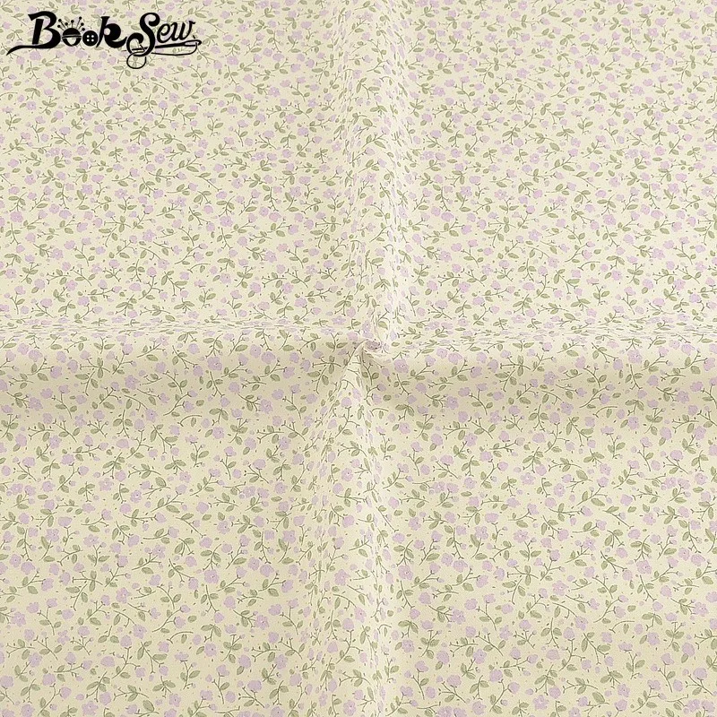 Booksew 100% хлопчатобумажная ткань с принтом фиолетовых цветов Анкары сделай сам для