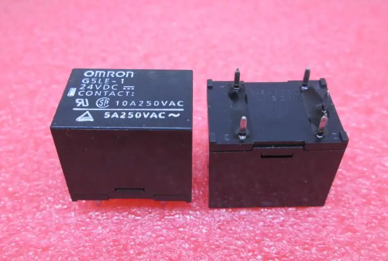 Горячая новинка реле G5LE 1 24VDC G5LE1 DC24V 5A DIP5 10 шт./лот|omron thermostat|omron my2omron pedometer |