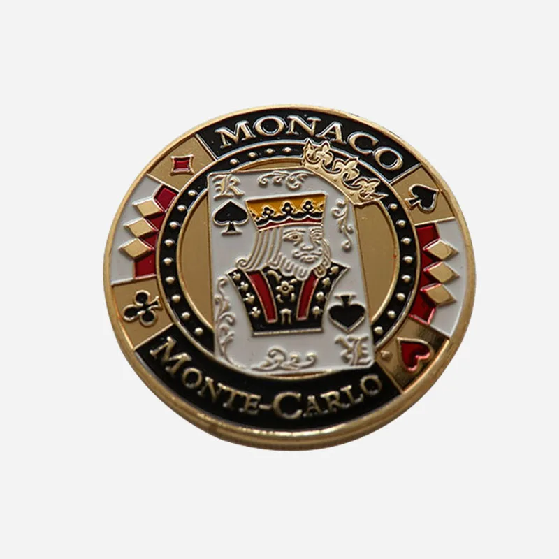 Металлический защитный чехол для покерных карт позолоченный круглый карт|poker