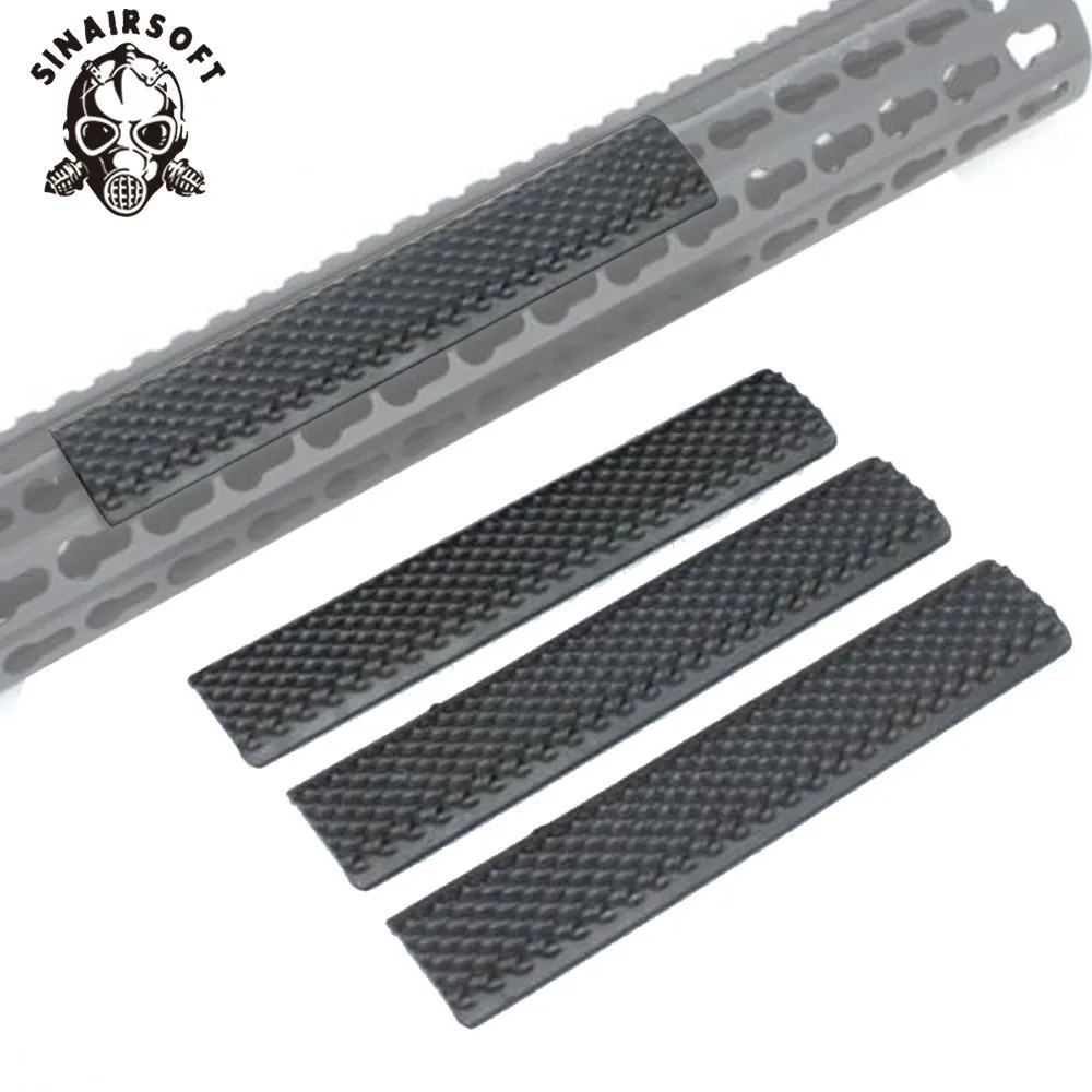 Тактическая резиновая нескользящая панель защитная крышка подходит для KeyMod