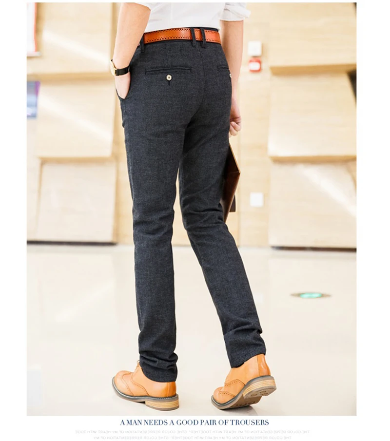 Pantalon Homme, Мужские штаны, брюки, спортивная одежда, повседневные льняные прямые штаны, Мужская одежда, рабочий дизайн, высокое качество, деловая мода