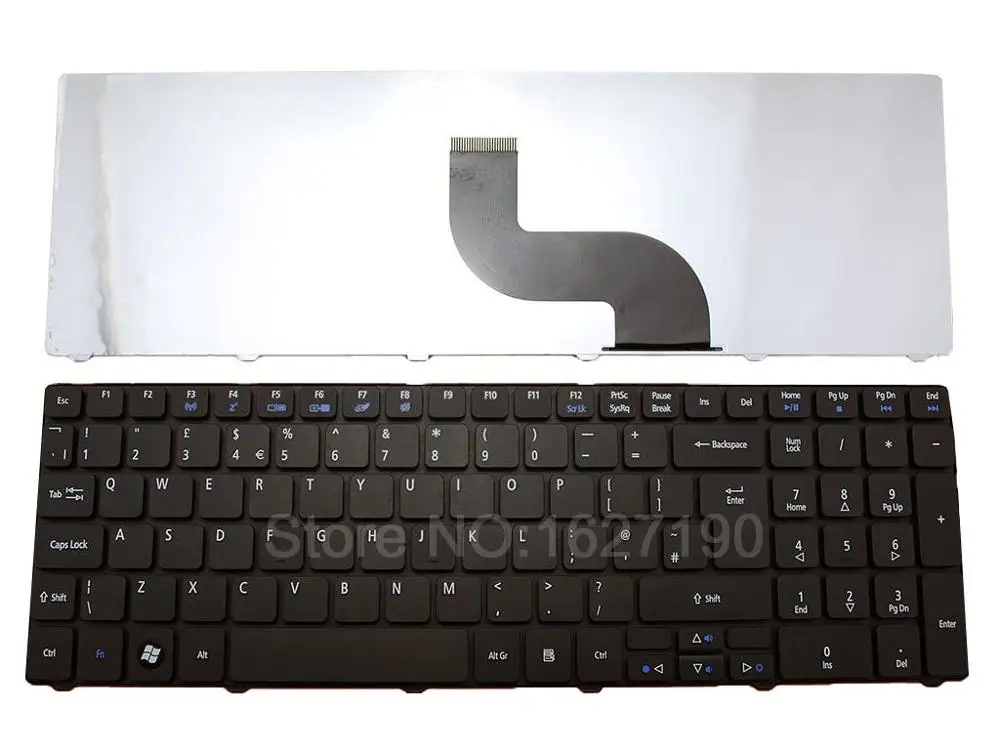 Новый Великобритании Клавиатура ноутбука для Acer AS5741G черный Совместимо с 5810 т