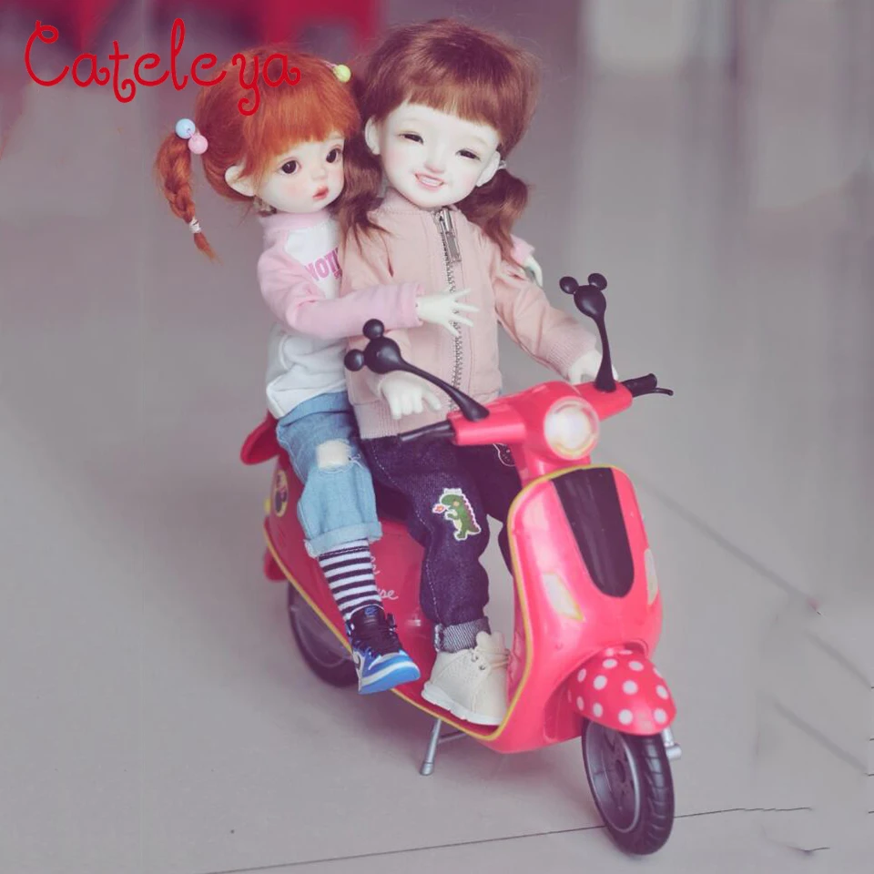 Кукла Cateleya BJD 1/6 маленькая ткань 20 см кукла реквизит для фотосессии аксессуары кукла одежда аксессуары мотоцикл почтовые расходы