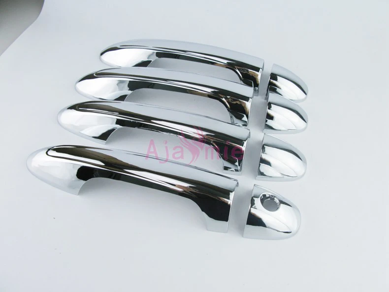 Хромированный Стайлинг автомобиля 2015 2016 2017 крышка дверной ручки накладная