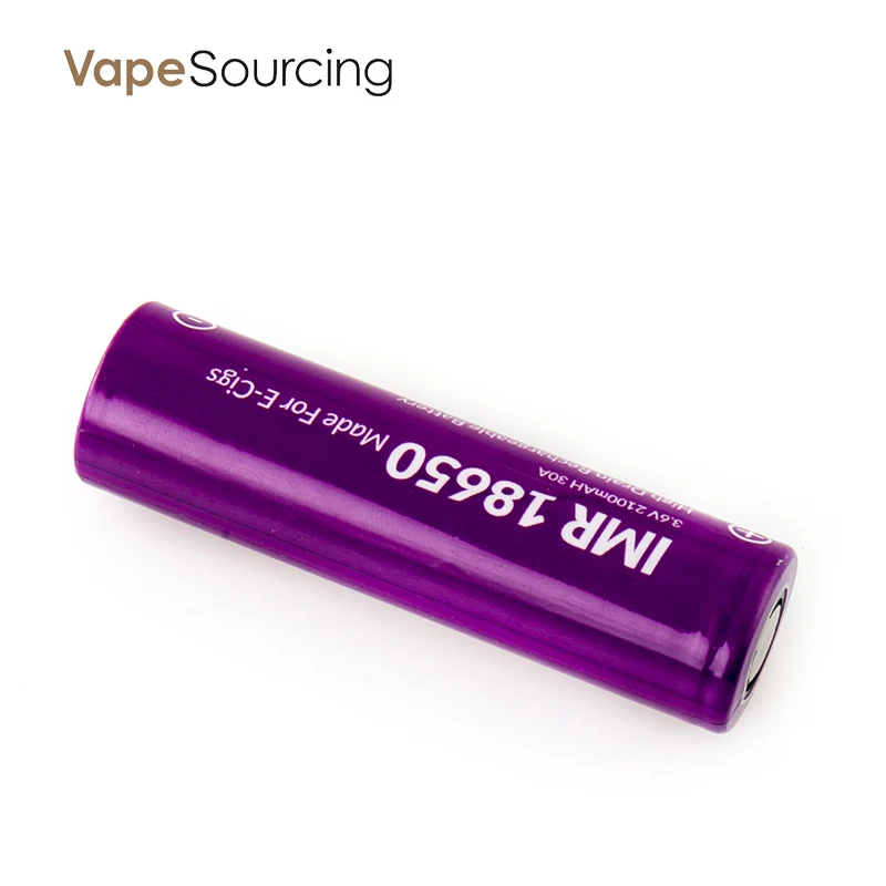 Высокое качество Vapesourcing 18650 батарея 2100 мАч емкость для VOOPOO Eleaf Joyetech Wismec коробка vape