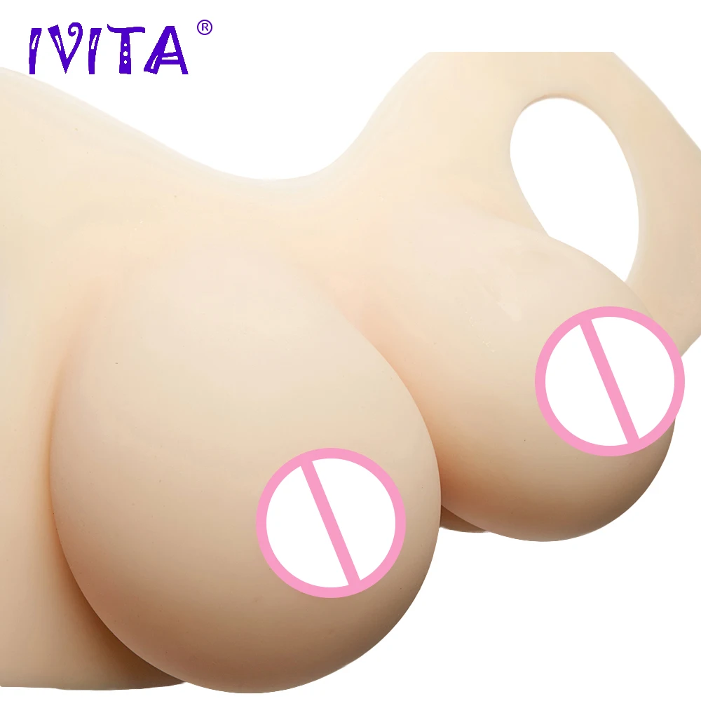 Искусственные Силиконовые груди IVITA 3600 г Realisitic поддельные для Crossdressers