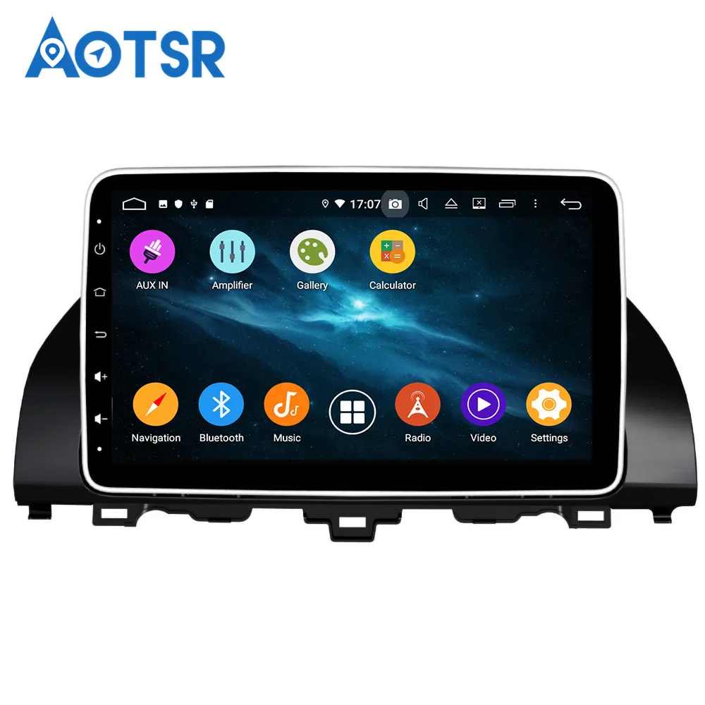 Android 9 4G+ 64G Автомобильный gps навигатор для Honda Accord tenth мультимедийный автомобильный DVD головное устройство радио магнитофон стерео DSP