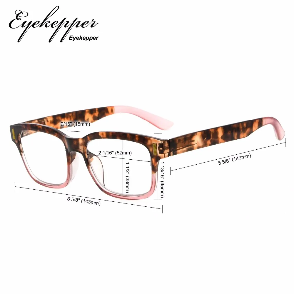 RT1802-5pc-Mix Eyekepper стильные оптические очки для чтения для Для женщин 5-цвета в упаковке