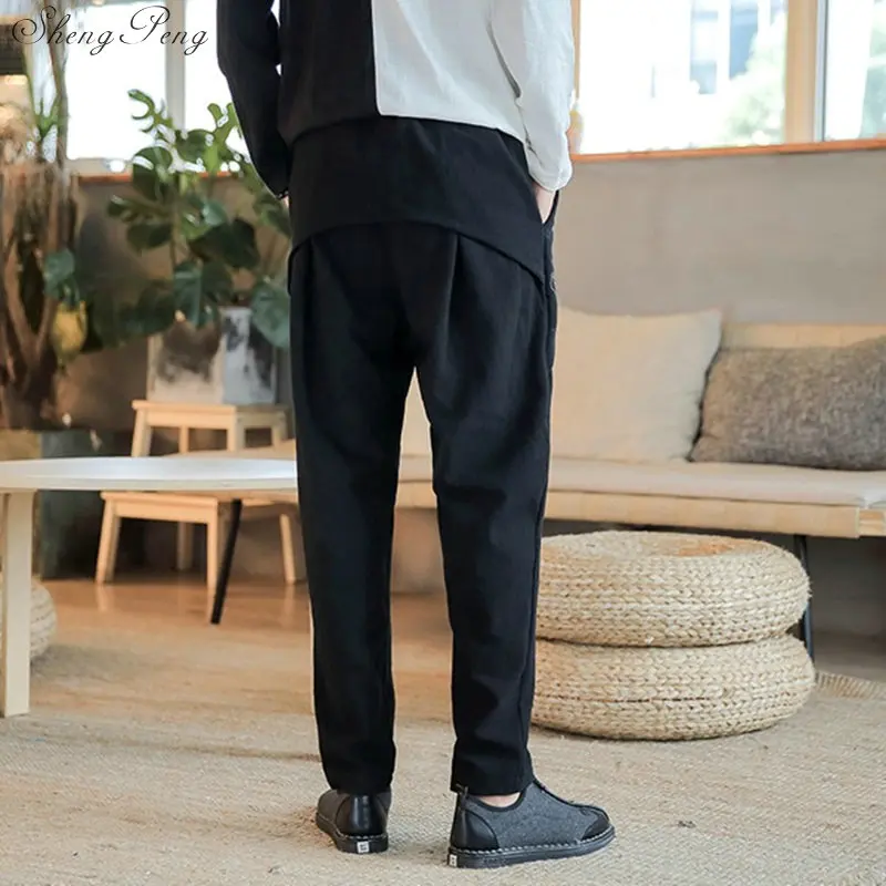 Традиционная мужская одежда в китайском магазине одежды брюки стиле брюк кунг фу
