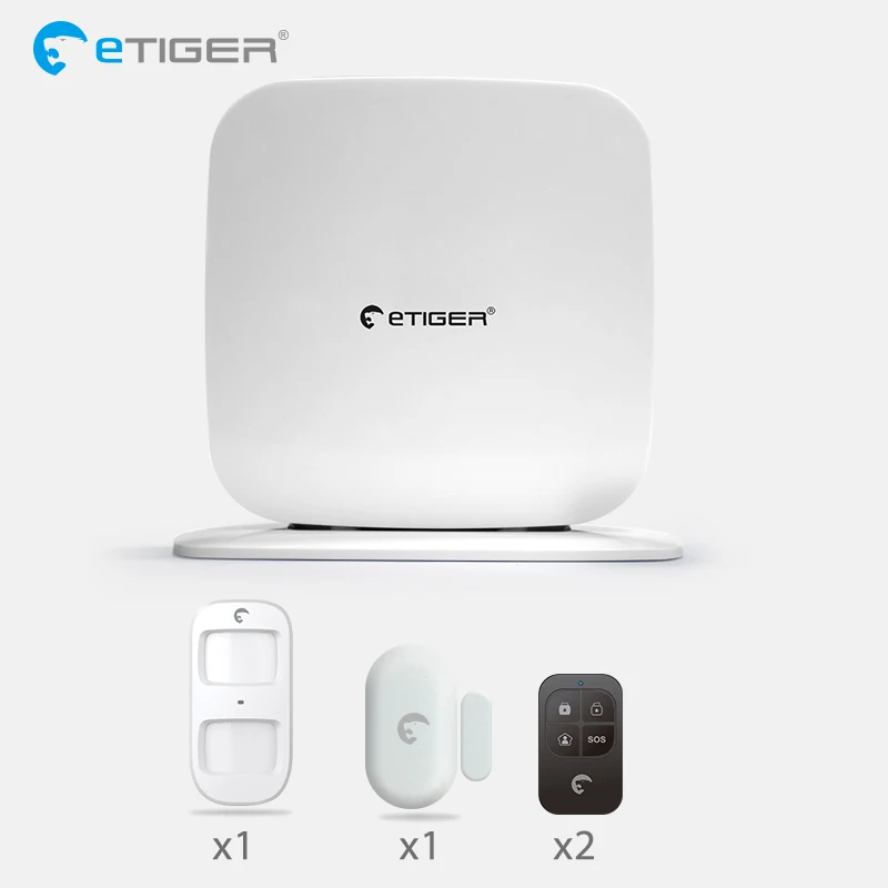 Сигнализация от системы etiger Secual Box Wi Fi/GSM сигнализация V2 умная домашняя охранная
