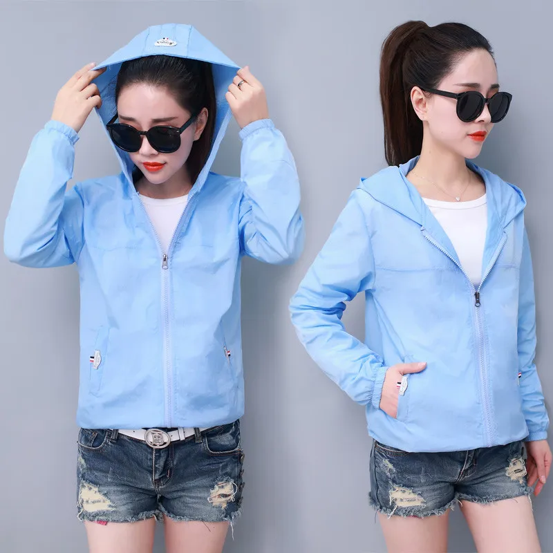 Новинка 2022 женские повседневные куртки ветровка с защитой от солнца Женское