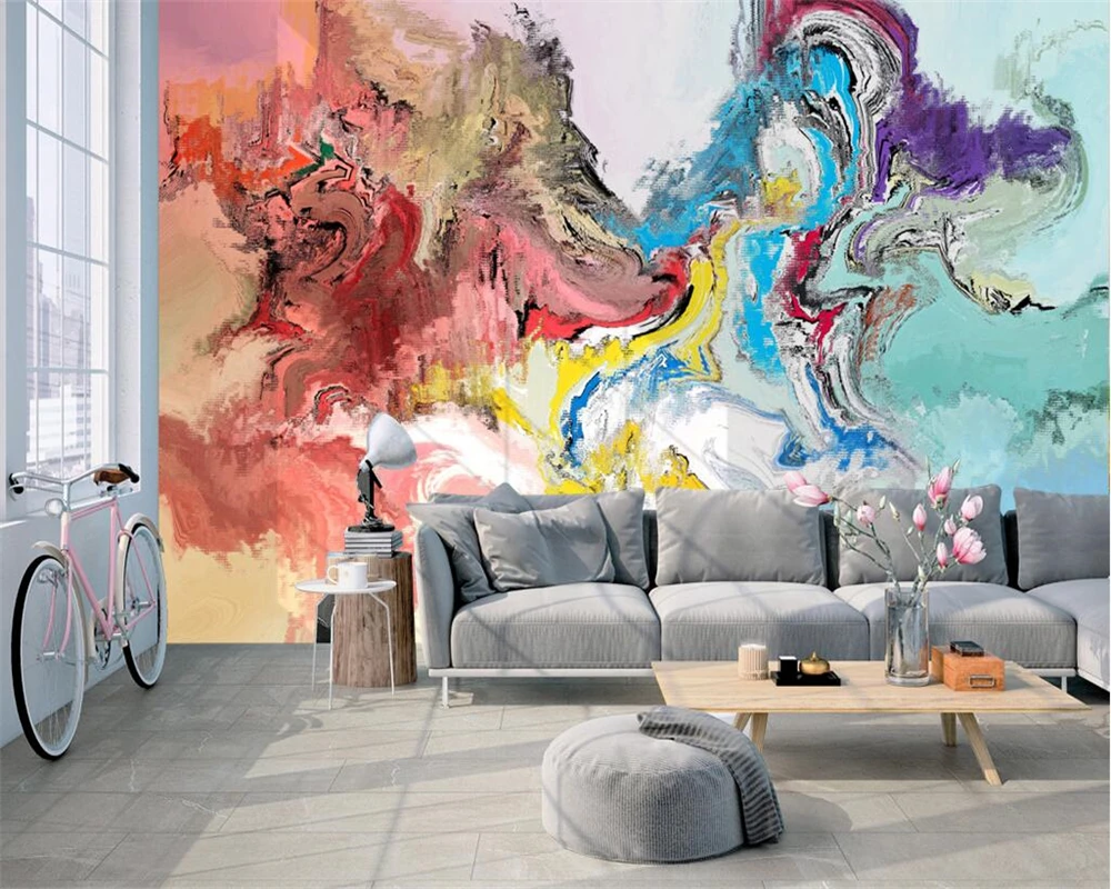 Пользовательские обои Beibehang скандинавский минималистический абстрактный