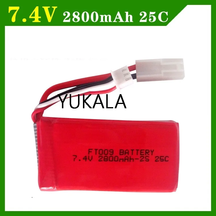 

YUKALA FT009 R/C racing boat spare parts 7.4V 2800mah Li-polymer battery