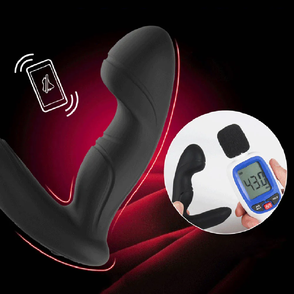 Мужской массажер простаты с дистанционным управлением силиконовый вибратор 10