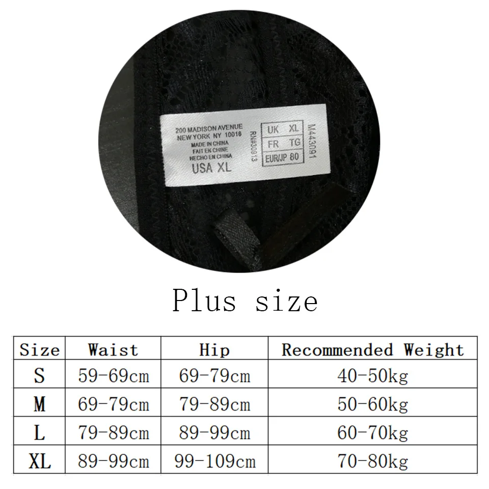 Трусики женские кружевные прозрачные 3 шт./лот батальных размеров|Женские