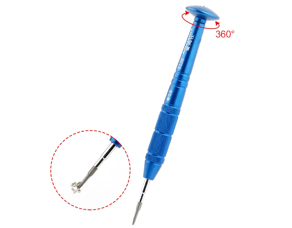 DIYFIX прецизионных отверток P2 1,2 1,5 крест 2,5 Phiilips 0,6 Y Совет T2 2,5 Hex для iPhone samsung телефон MP3 Ремонт Открытие Инструмент