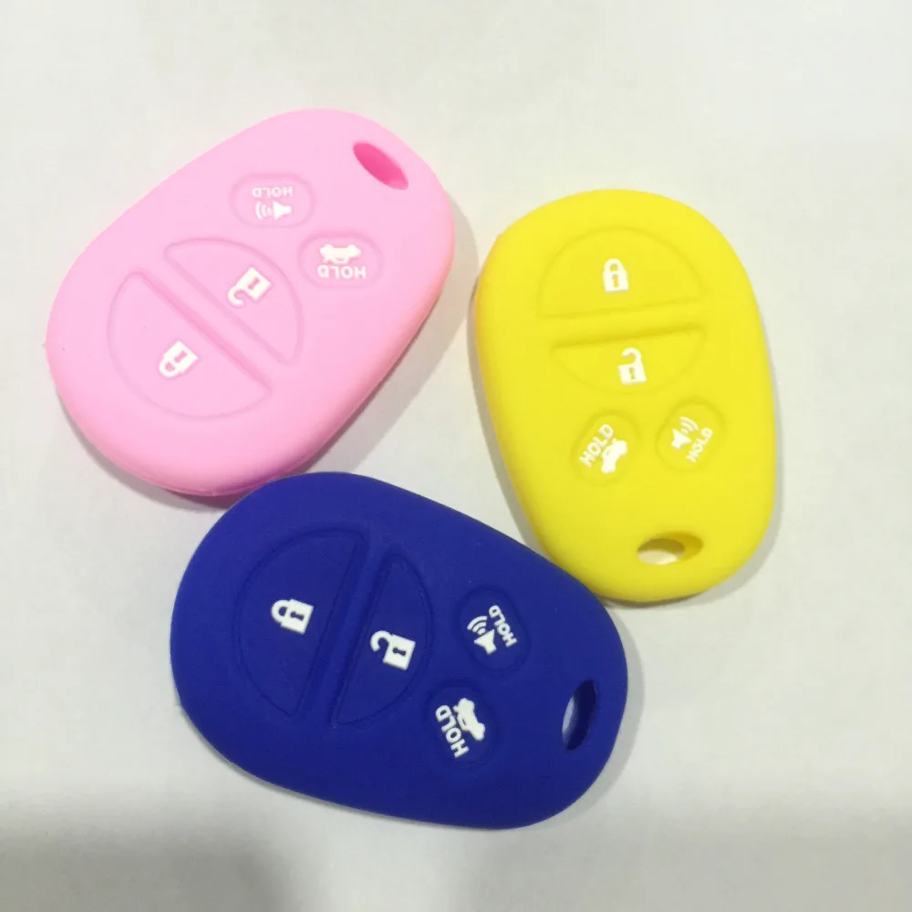 silicone car key cover case for toyota camry sequoia Avalon sienna 4 buttons | Автомобили и мотоциклы
