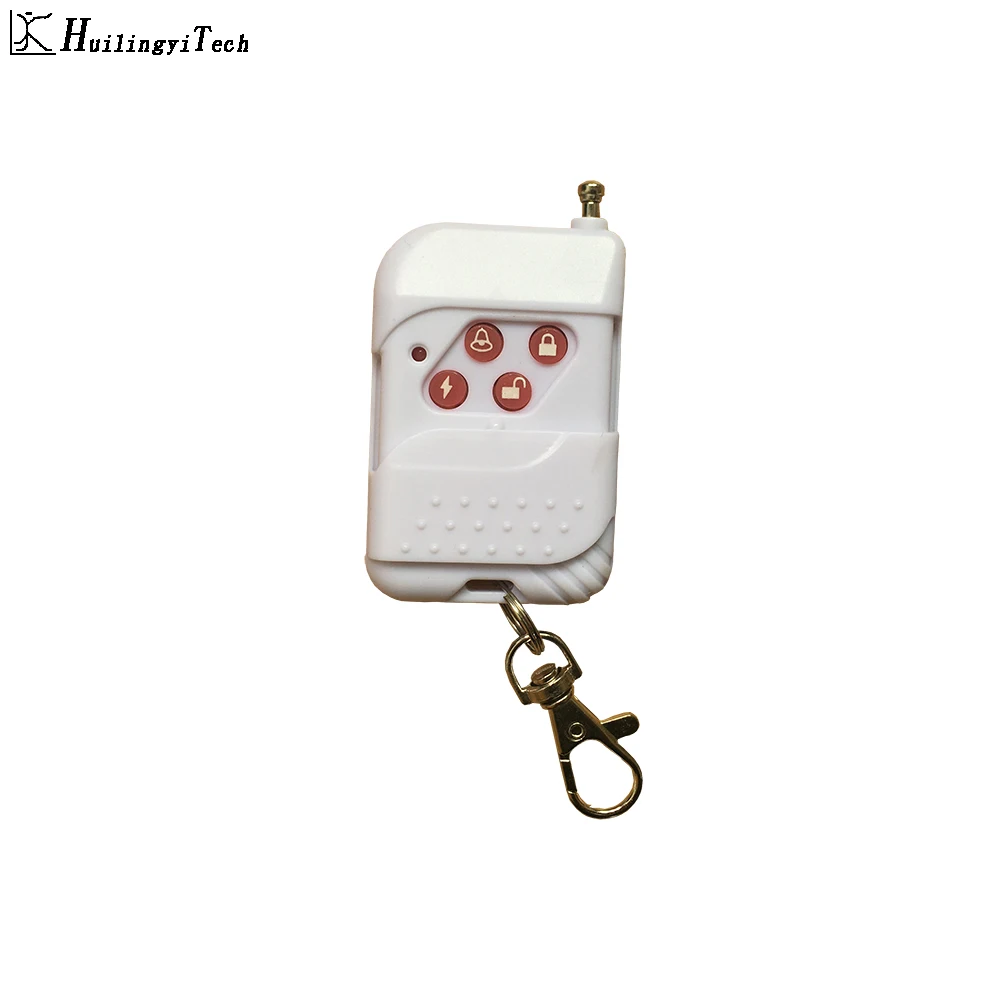 Free Shipping! 433MHz Wireless White Plastic Remote Control Button For Home Alarm Systems