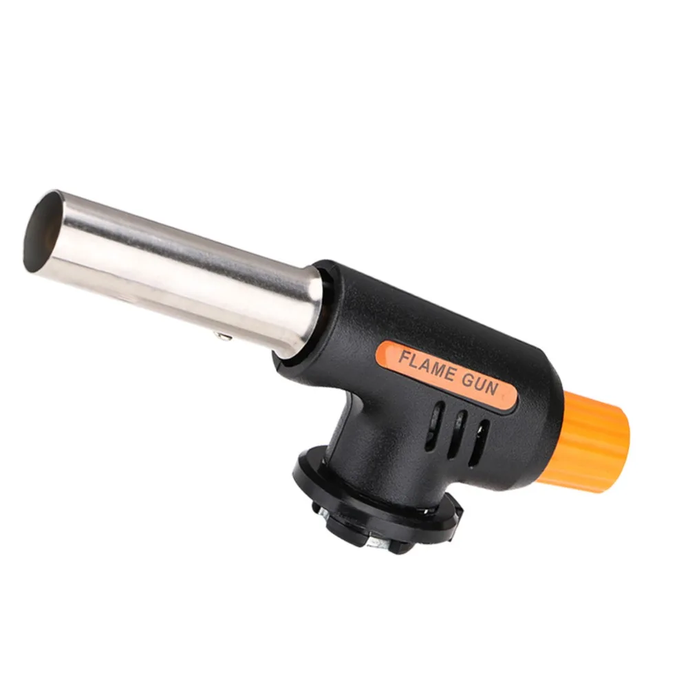 1PCS Barbecue Igniter Flamethrower Burner Butane Gas Blow Torch BBQ Guns Kitchen Lighters Welding Gun Camping Tool Flame |